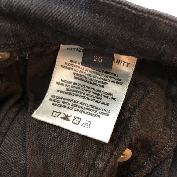 Citizens of Humanity Womens Jeans Olivia Ankle Button Fly Dark Wash 26 - Picture 5 of 6